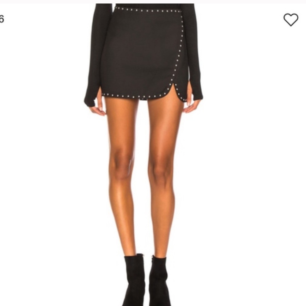 Helmut Lang Studded Mini Skirt - size 0